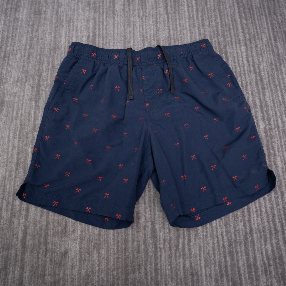 The North Face Shorts Mens Medium Blue Good Crossed Axes Print Class V